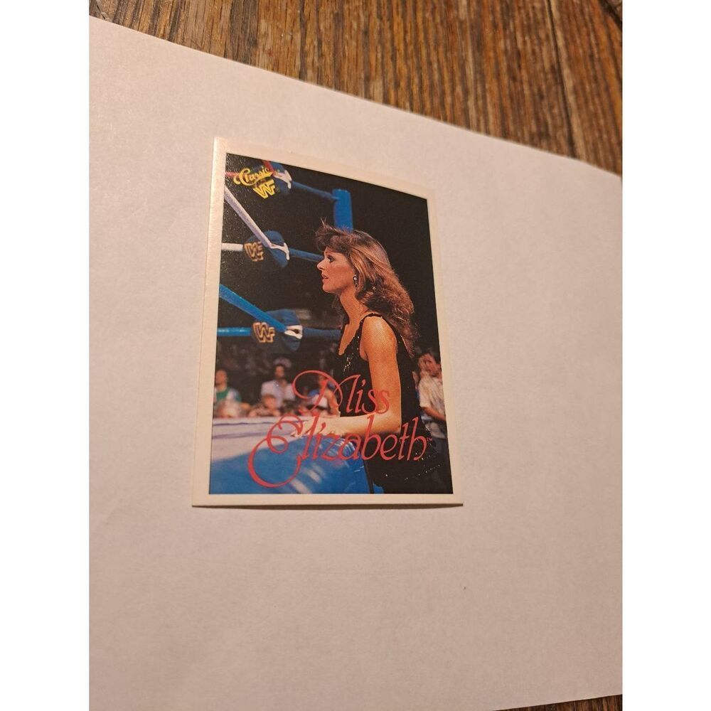 Vintage 1990 WWF Trading Card 67 Miss Elizabeth Classic Games Titan Sports